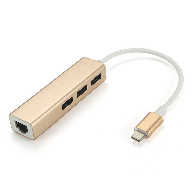 涵清隆Type-C轉網卡 高速穩定的雷電接口與千兆以太網融合體驗